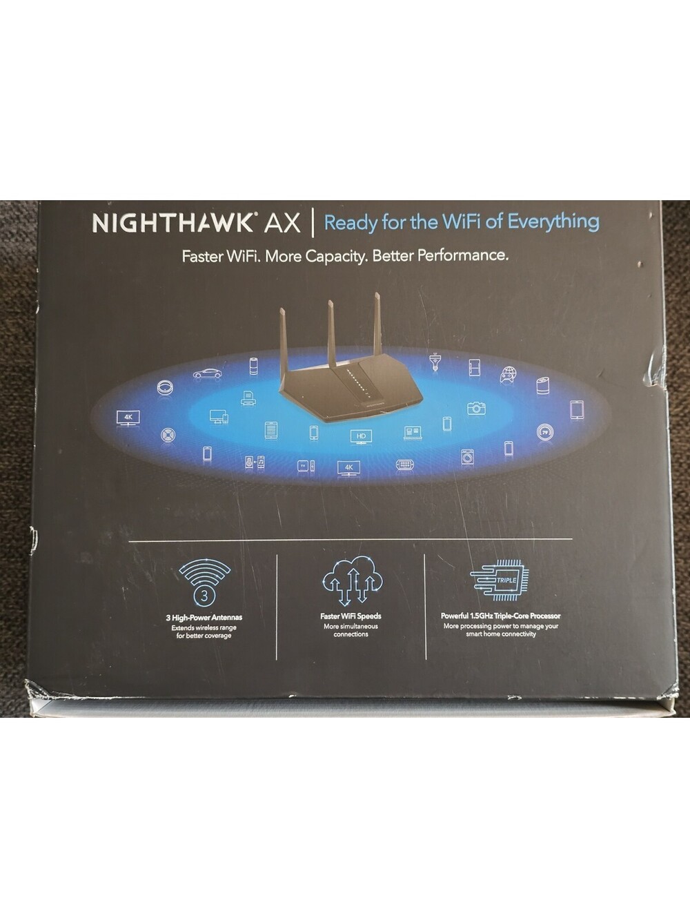 Netgear Nighthawk AX2400 5-Stream WiFi 6 Router - Picture 2 of 3